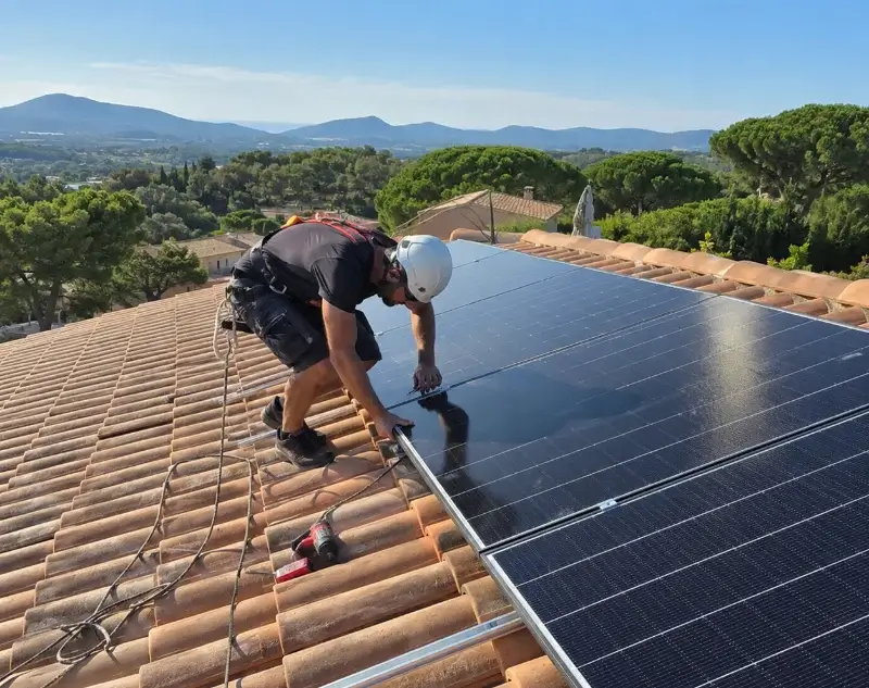 Installateur panneaux solaires Plumelin — pose photovoltaïque sur toiture